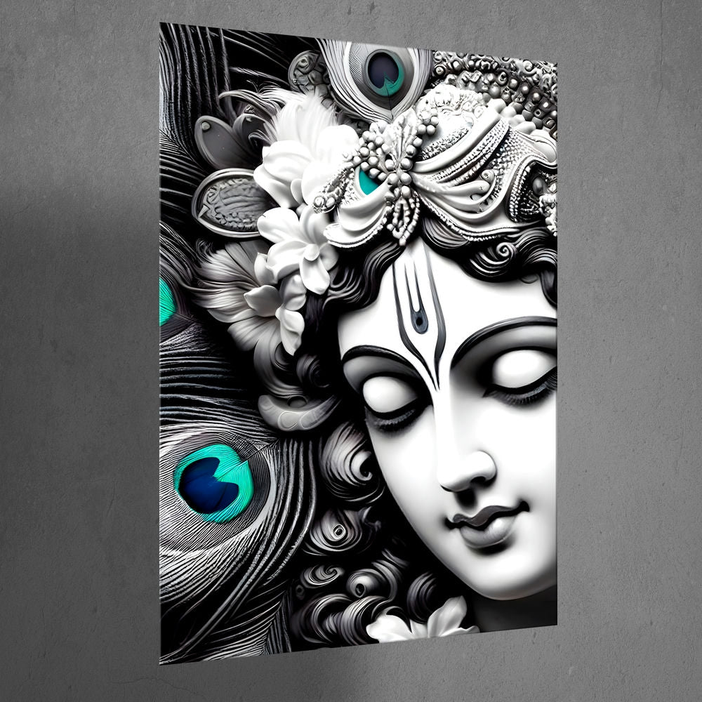 Metal Poster - Lord Krishna LK05 Mobile Case by CoverMeUp - Style 3