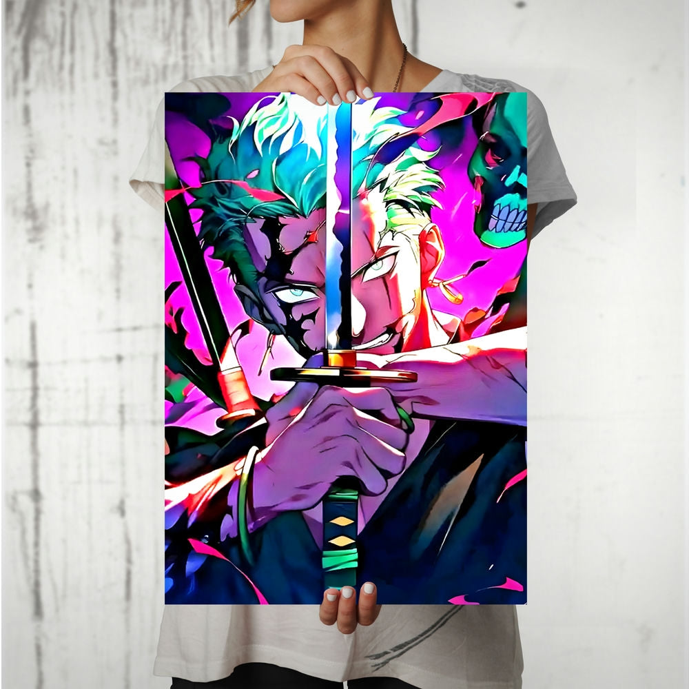 Metal Poster - One Piece Roronoa Zoro OP41 Mobile Case by CoverMeUp - Style 8