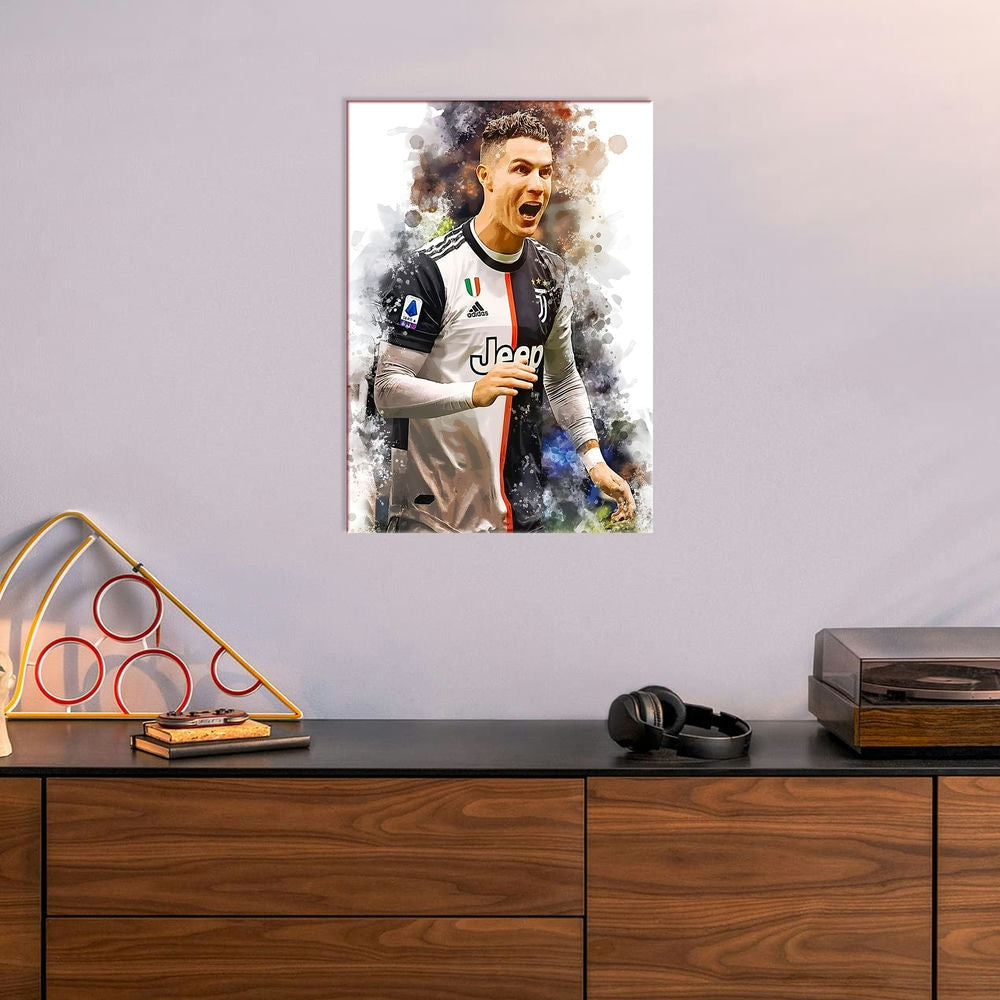 Metal Poster - Footballer Cristiano Ronaldo F01 Mobile Case by CoverMeUp - Style 6