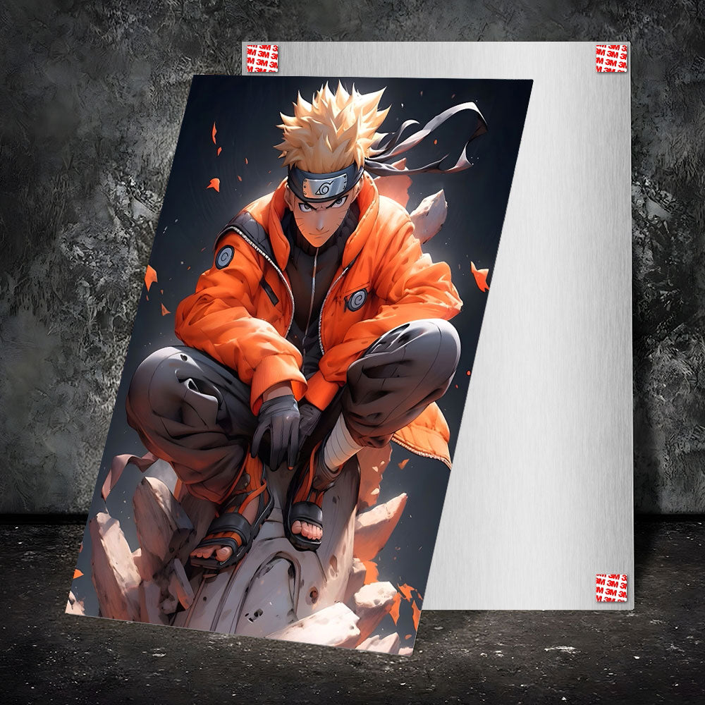Metal Poster - Naruto Uzumaki NU03 Mobile Case by CoverMeUp - Style 2