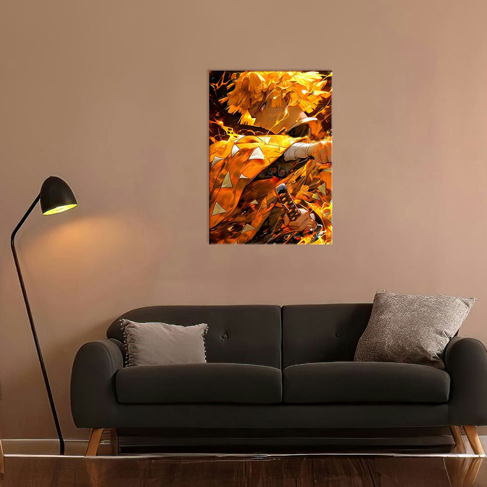 Metal Poster - Anime Zenitsu AZ1 Mobile Case by CoverMeUp - Style 7