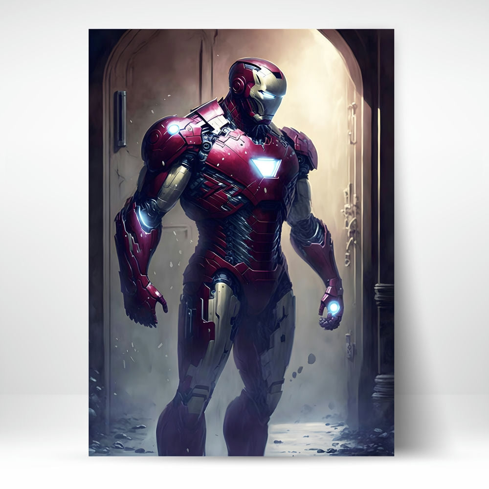 Metal Poster - Superhero Iron Man IM16 Mobile Case by CoverMeUp