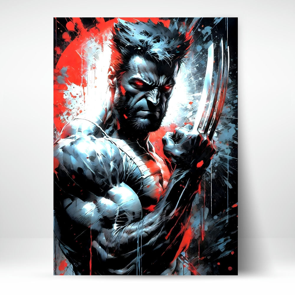 Metal Poster - Superhero Wolverine WOL05 Mobile Case by CoverMeUp
