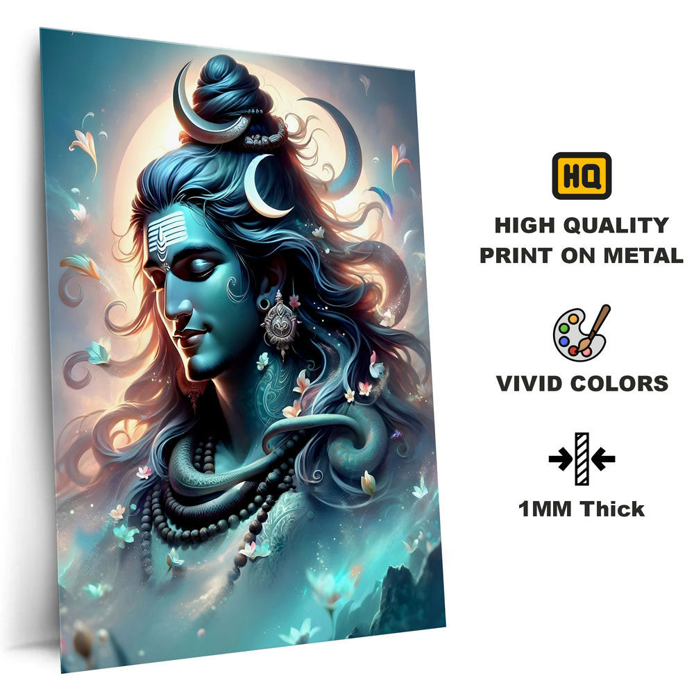 Metal Poster - Lord Shiva LS08 Mobile Case by CoverMeUp - Style 4