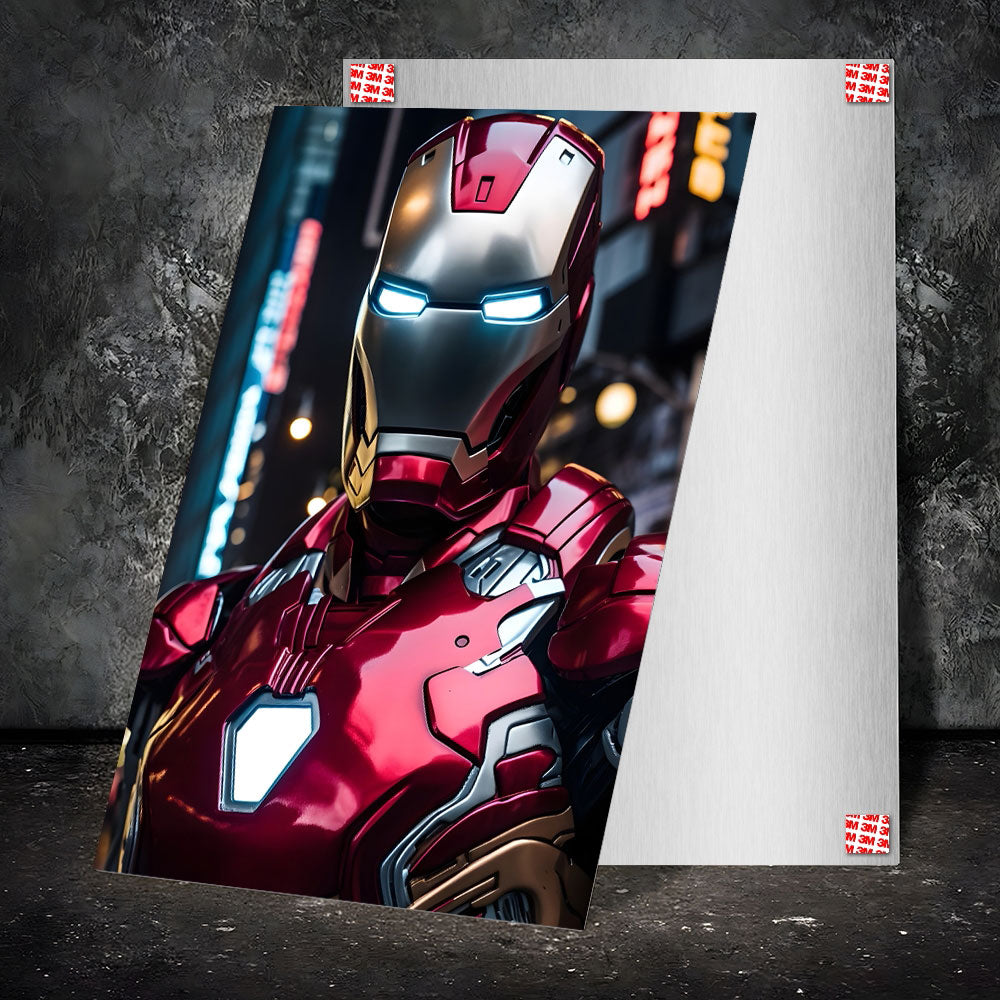 Metal Poster - Superhero Iron Man IM01 Mobile Case by CoverMeUp - Style 2
