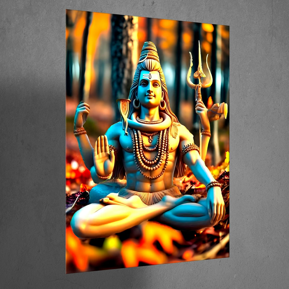 Metal Poster - Lord Shiva LS22 Mobile Case by CoverMeUp - Style 3