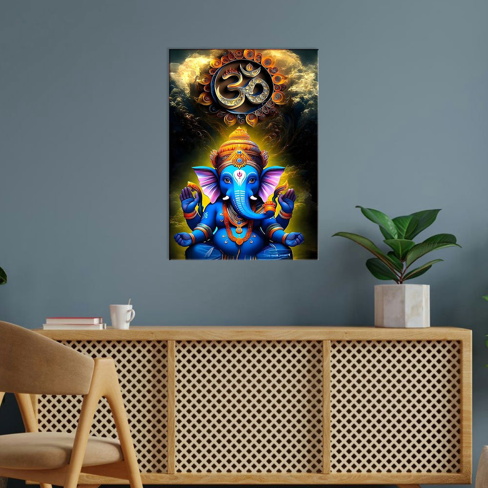 Metal Poster - Lord Ganesh LG01 Mobile Case by CoverMeUp - Style 5