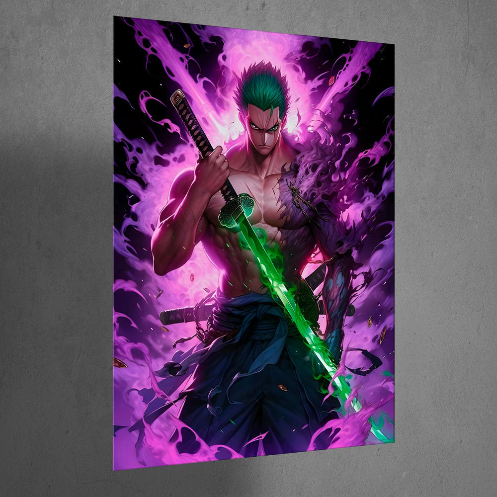 Metal Poster - One Piece Roronoa Zoro OP28 Mobile Case by CoverMeUp - Style 3