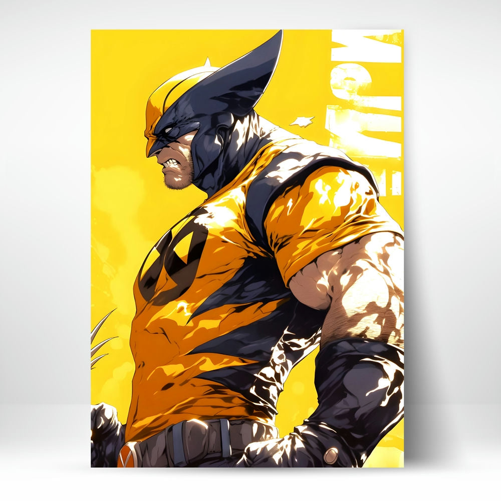 Metal Poster - Superhero Wolverine WOL09 Mobile Case by CoverMeUp