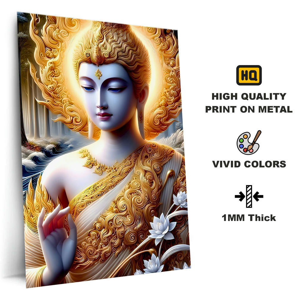 Metal Poster - Lord Buddha LB05 Mobile Case by CoverMeUp - Style 4