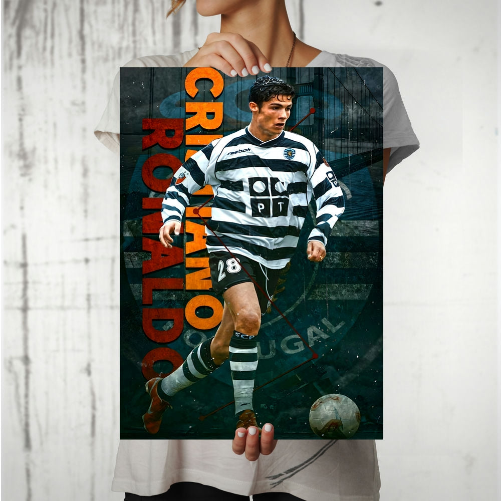 Metal Poster - Footballer Cristiano Ronaldo F04 Mobile Case by CoverMeUp - Style 8