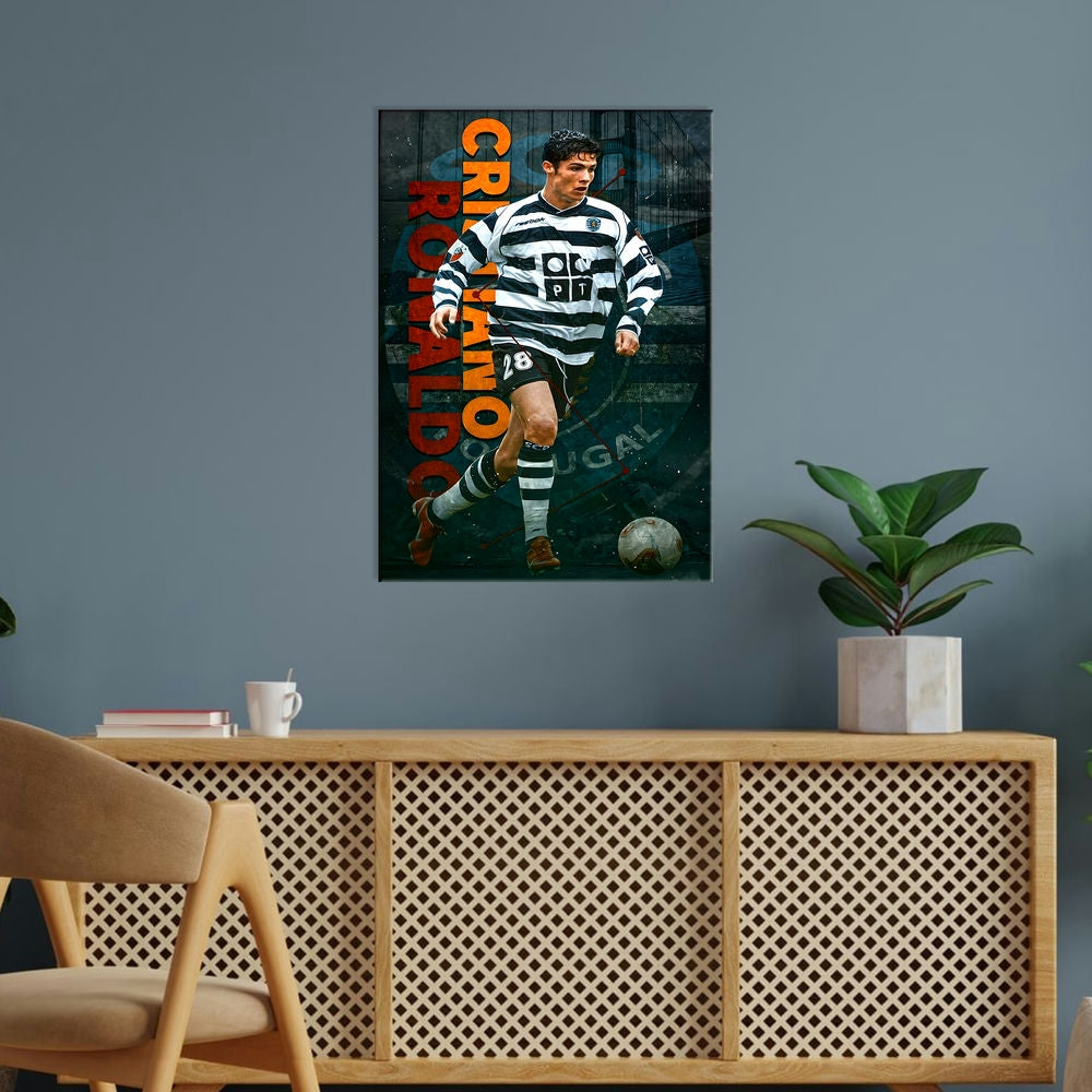 Metal Poster - Footballer Cristiano Ronaldo F04 Mobile Case by CoverMeUp - Style 5