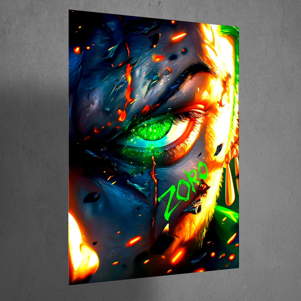 Metal Poster - One Piece Roronoa Zoro OP49 Mobile Case by CoverMeUp - Style 3