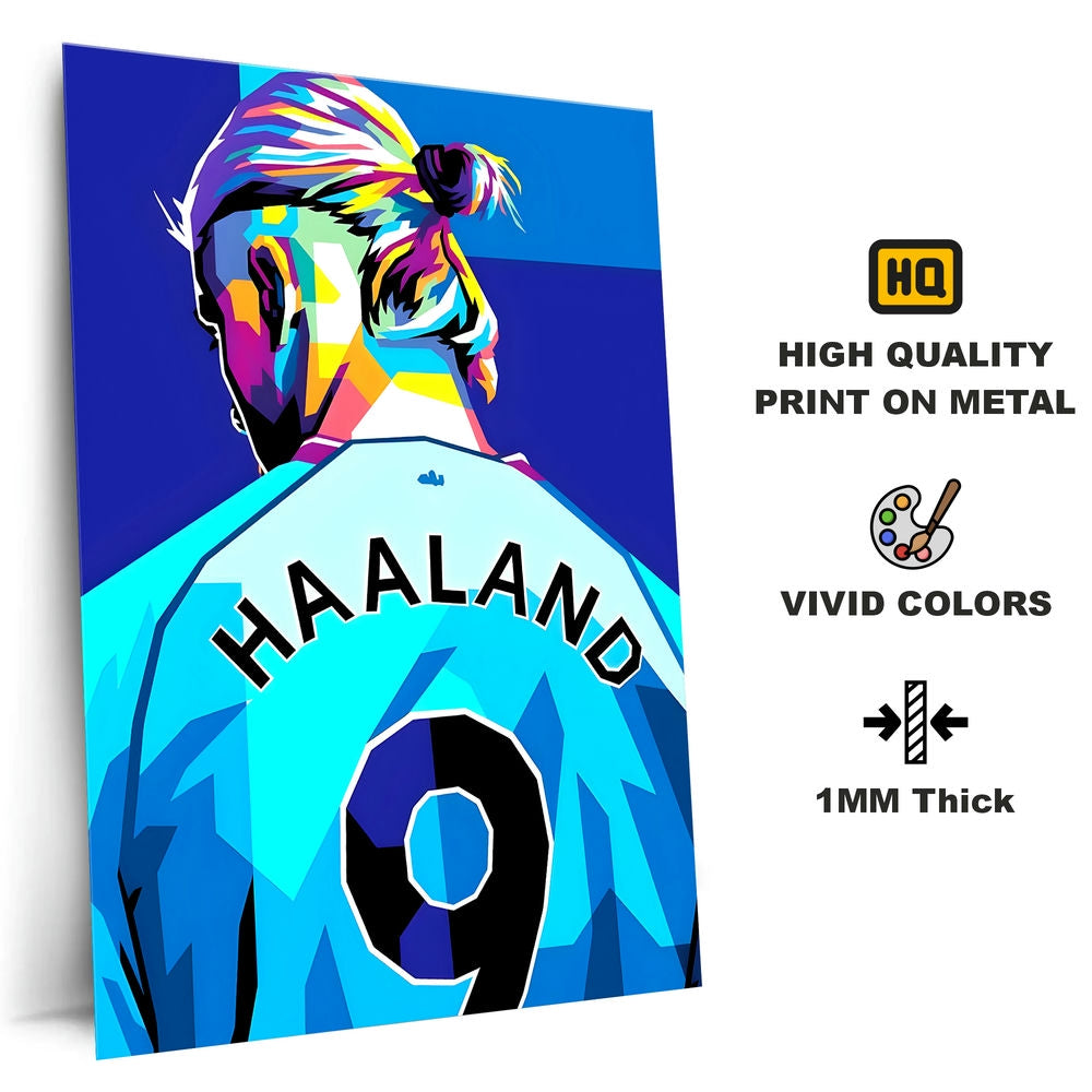 Metal Poster - Footballer Erling Haaland EH01 Mobile Case by CoverMeUp - Style 4