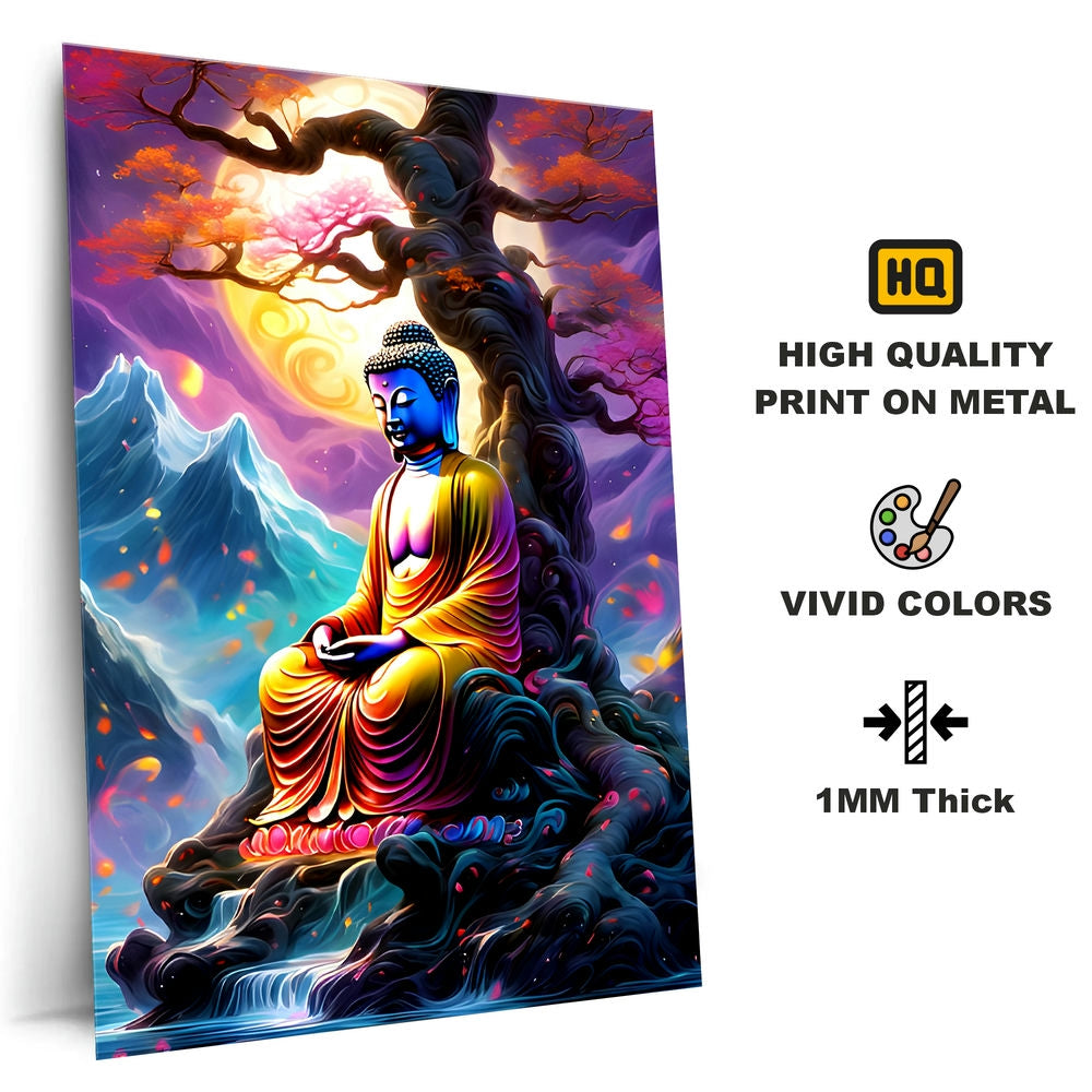 Metal Poster - Lord Buddha LB17 Mobile Case by CoverMeUp - Style 4