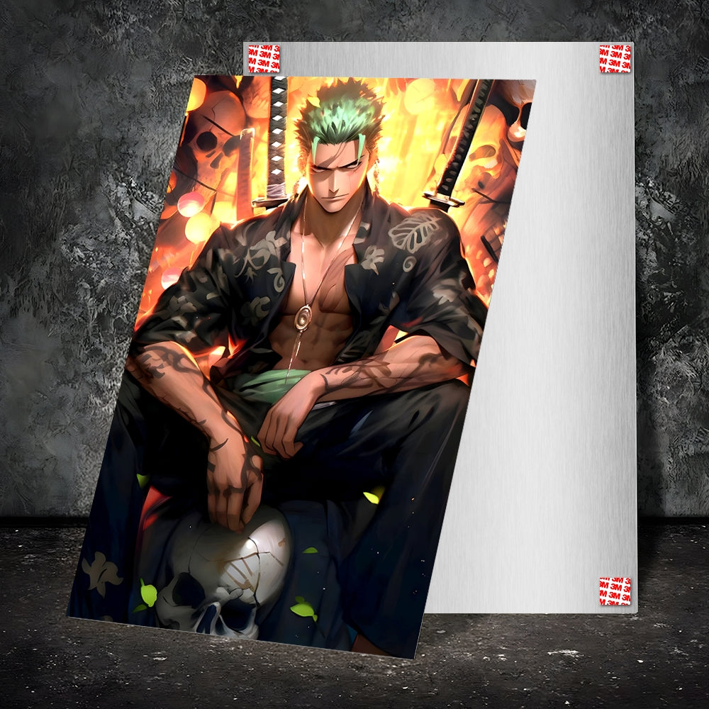 Metal Poster - One Piece Roronoa Zoro OP51 Mobile Case by CoverMeUp - Style 2