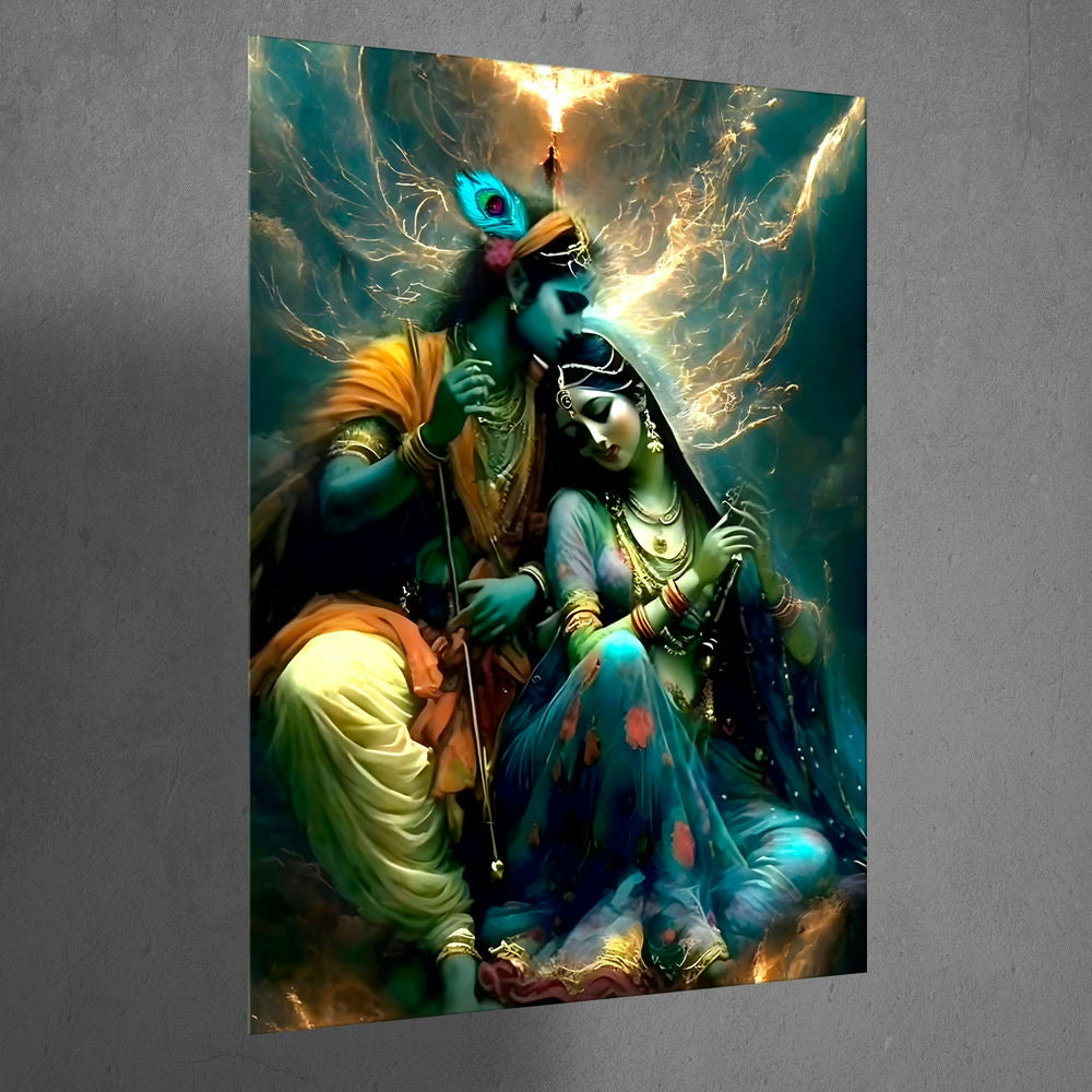 Metal Poster - Lord Krishna LK06 Mobile Case by CoverMeUp - Style 3