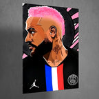 Metal Poster - Footballer Neymar Jr NJR03 Mobile Case by CoverMeUp - Style 3