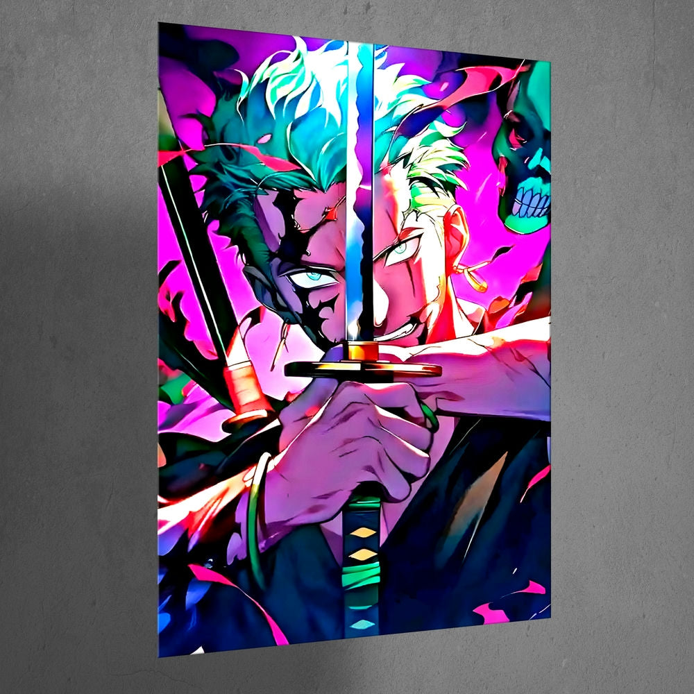 Metal Poster - One Piece Roronoa Zoro OP41 Mobile Case by CoverMeUp - Style 3