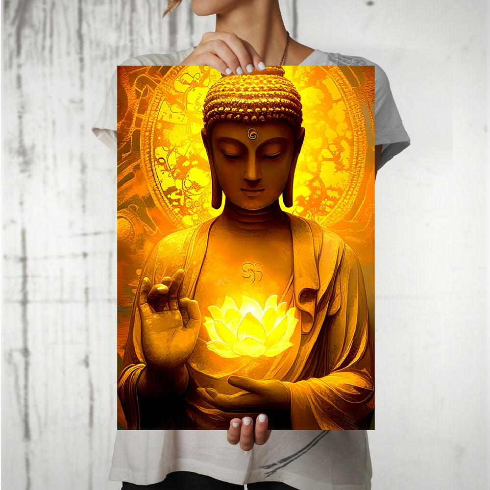 Metal Poster - Lord Buddha LB31 Mobile Case by CoverMeUp - Style 8