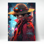 Metal Poster - One Piece Monkey D Luffy OP04 Mobile Case by CoverMeUp
