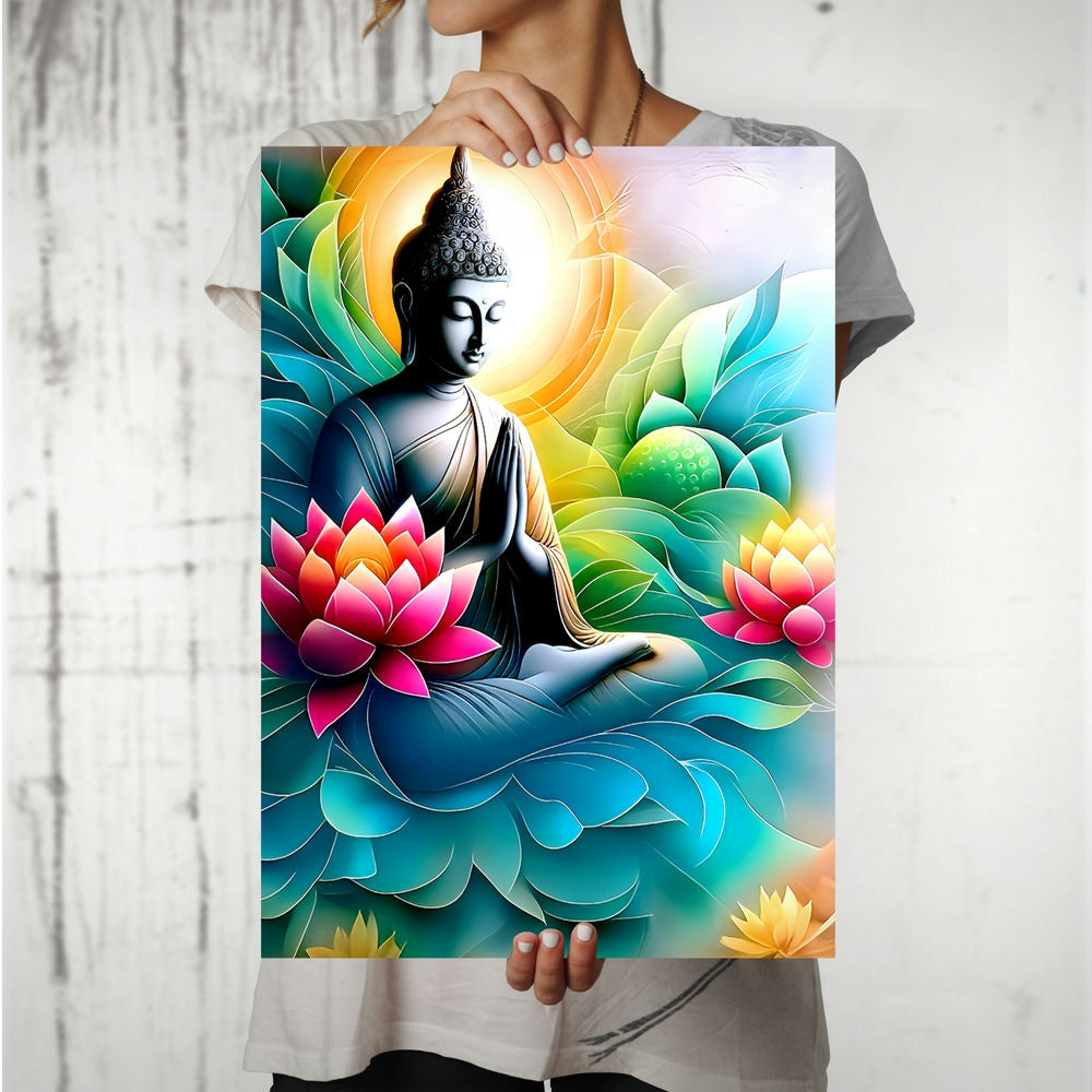 Metal Poster - Lord Buddha LB11 Mobile Case by CoverMeUp - Style 8