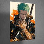 Metal Poster - One Piece Roronoa Zoro OP33 Mobile Case by CoverMeUp - Style 3