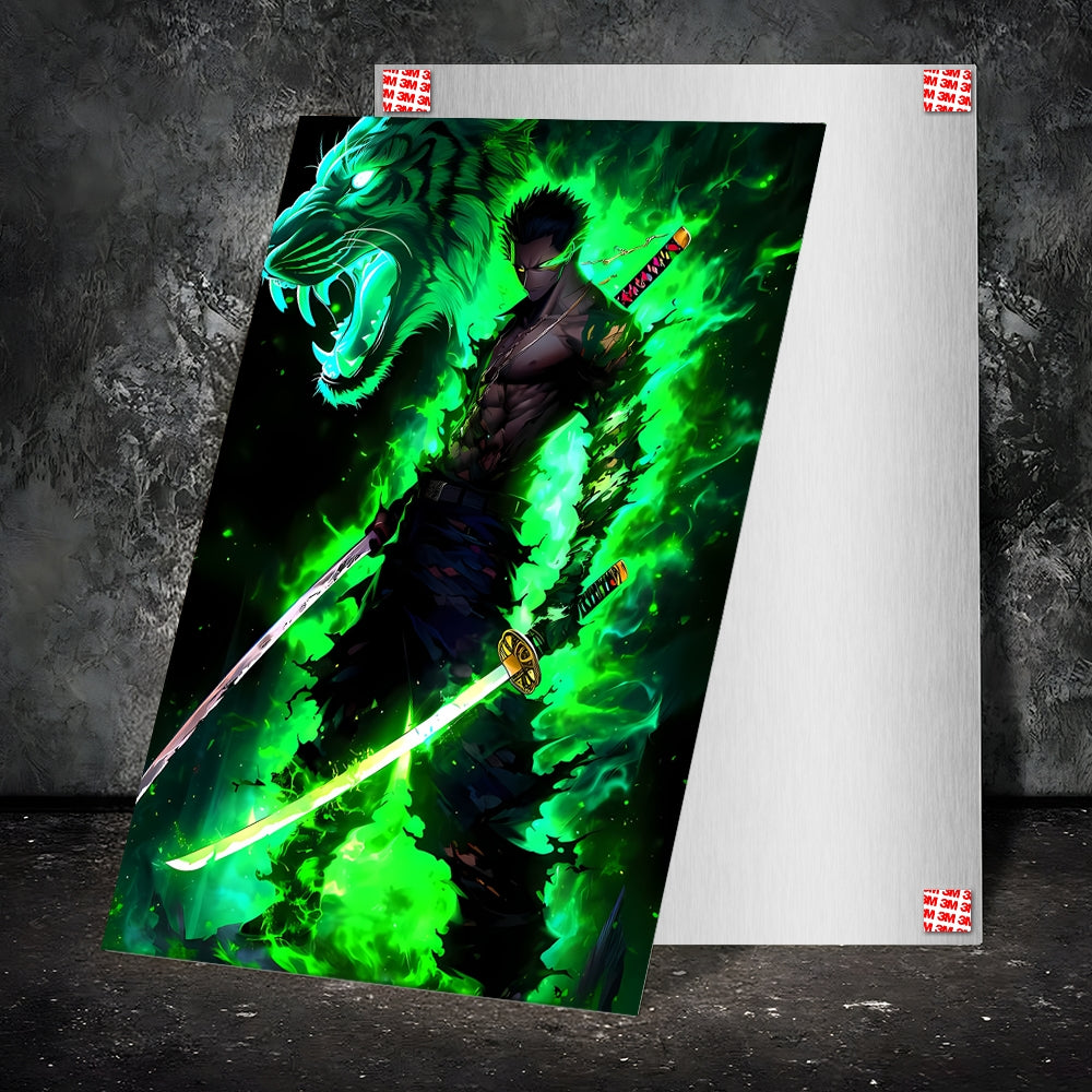 Metal Poster - One Piece Roronoa Zoro OP57 Mobile Case by CoverMeUp - Style 2