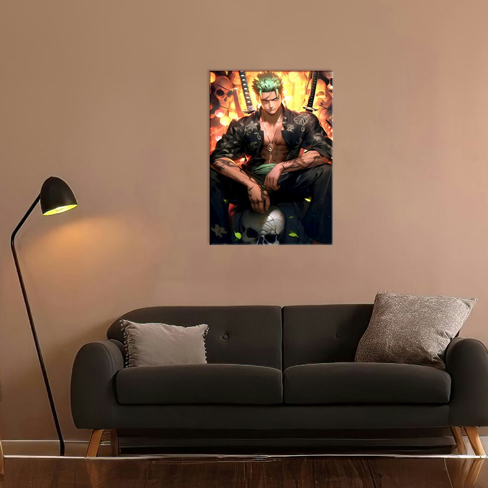 Metal Poster - One Piece Roronoa Zoro OP51 Mobile Case by CoverMeUp - Style 7