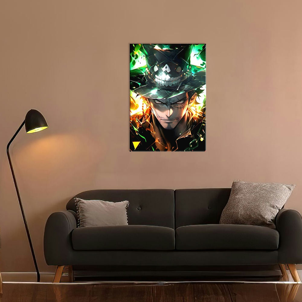 Metal Poster - One Piece Portgas D. Ace OP52 Mobile Case by CoverMeUp - Style 7