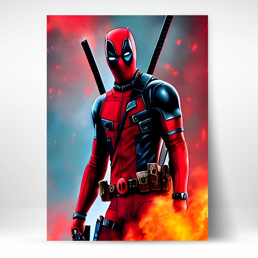 Metal Poster - Superhero Deadpool DP03 Mobile Case by CoverMeUp