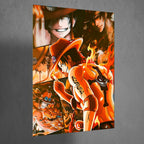Metal Poster - One Piece Portgas D Ace OP20 Mobile Case by CoverMeUp - Style 3