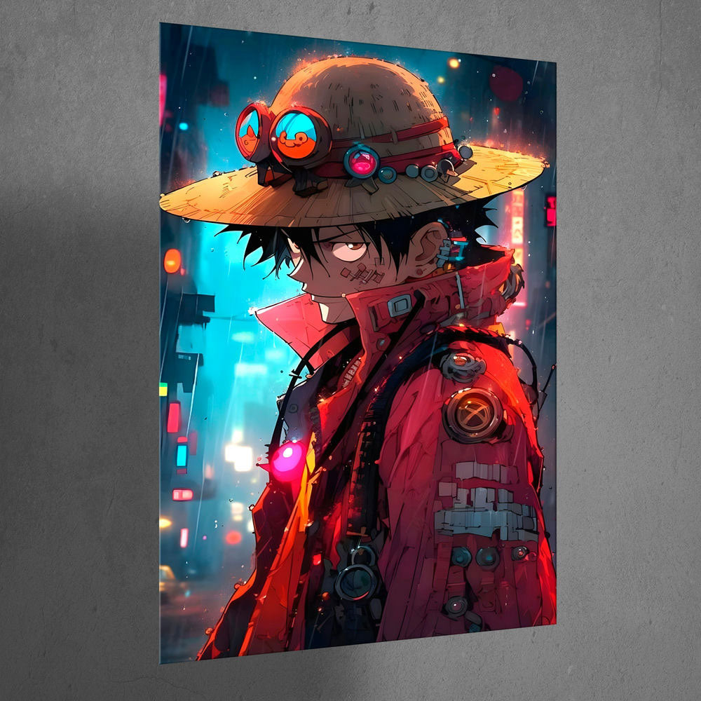 Metal Poster - One Piece Monkey D Luffy OP04 Mobile Case by CoverMeUp - Style 3