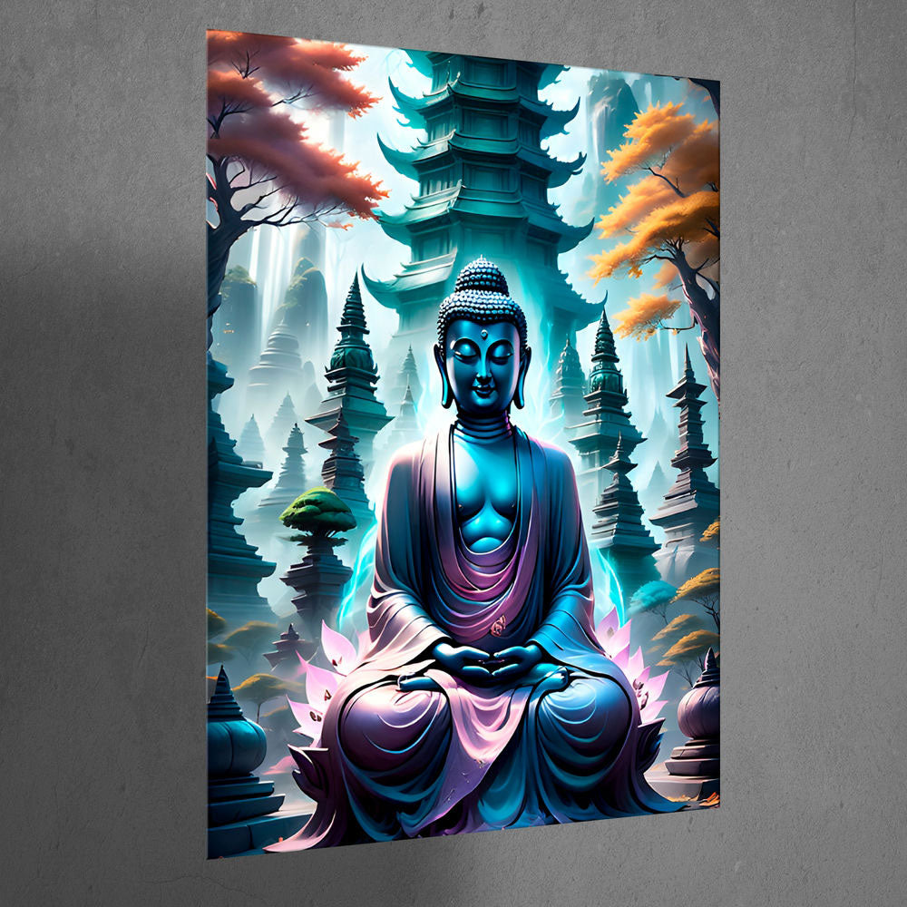 Metal Poster - Lord Buddha LB01 Mobile Case by CoverMeUp - Style 3