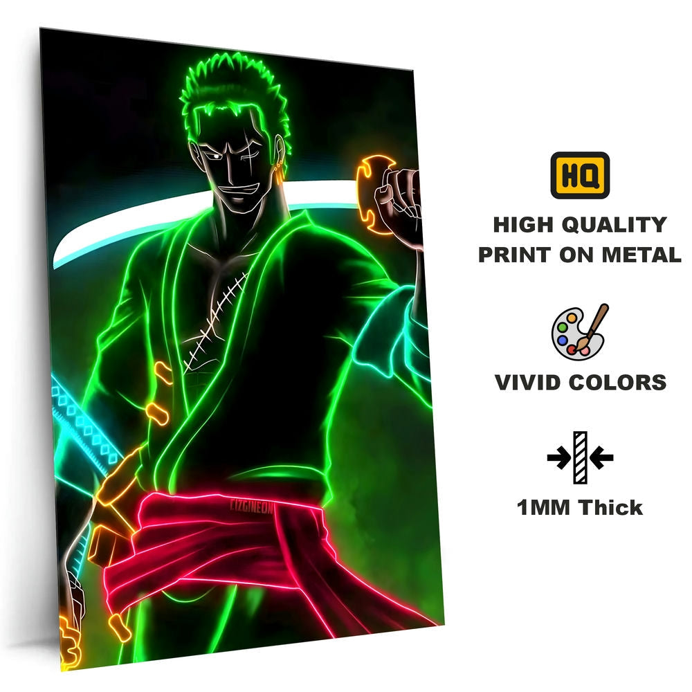 Metal Poster - One Piece Roronoa Zoro OP55 Mobile Case by CoverMeUp - Style 4