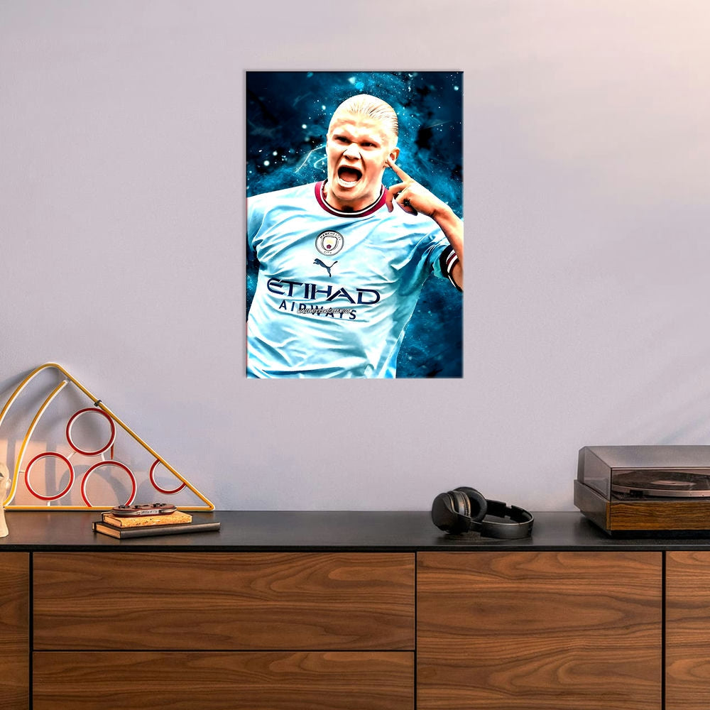 Metal Poster - Footballer Erling Haaland EH02 Mobile Case by CoverMeUp - Style 6