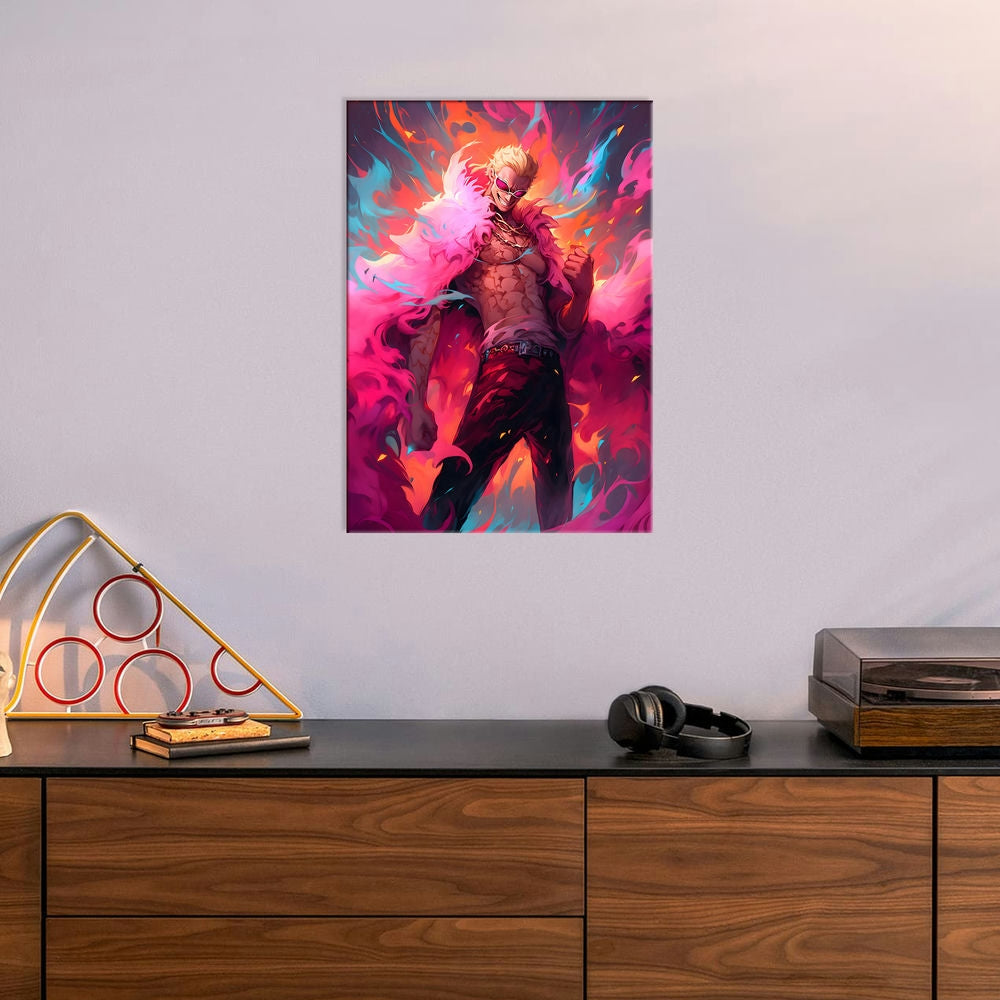 Metal Poster - Anime One Piece Doflamingo OP61 Mobile Case by CoverMeUp - Style 6