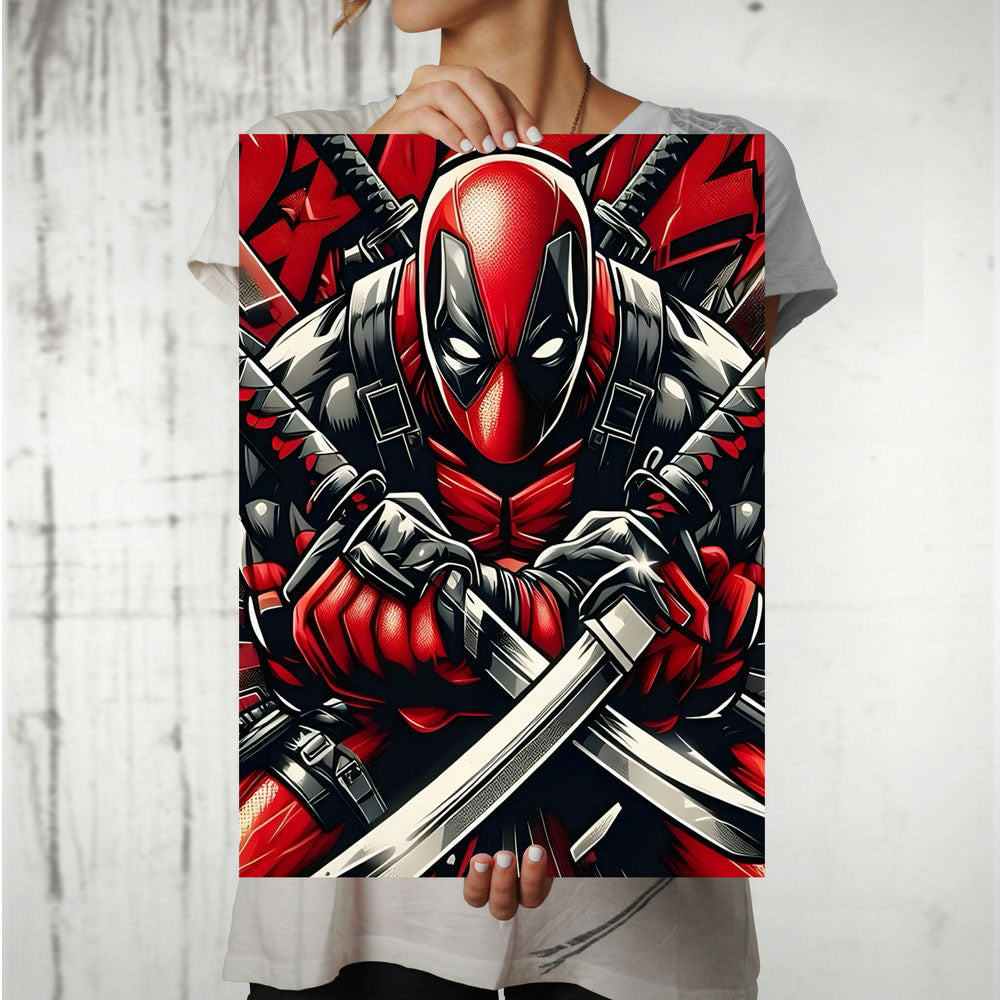 Metal Poster - Superhero Deadpool DP02 Mobile Case by CoverMeUp - Style 8