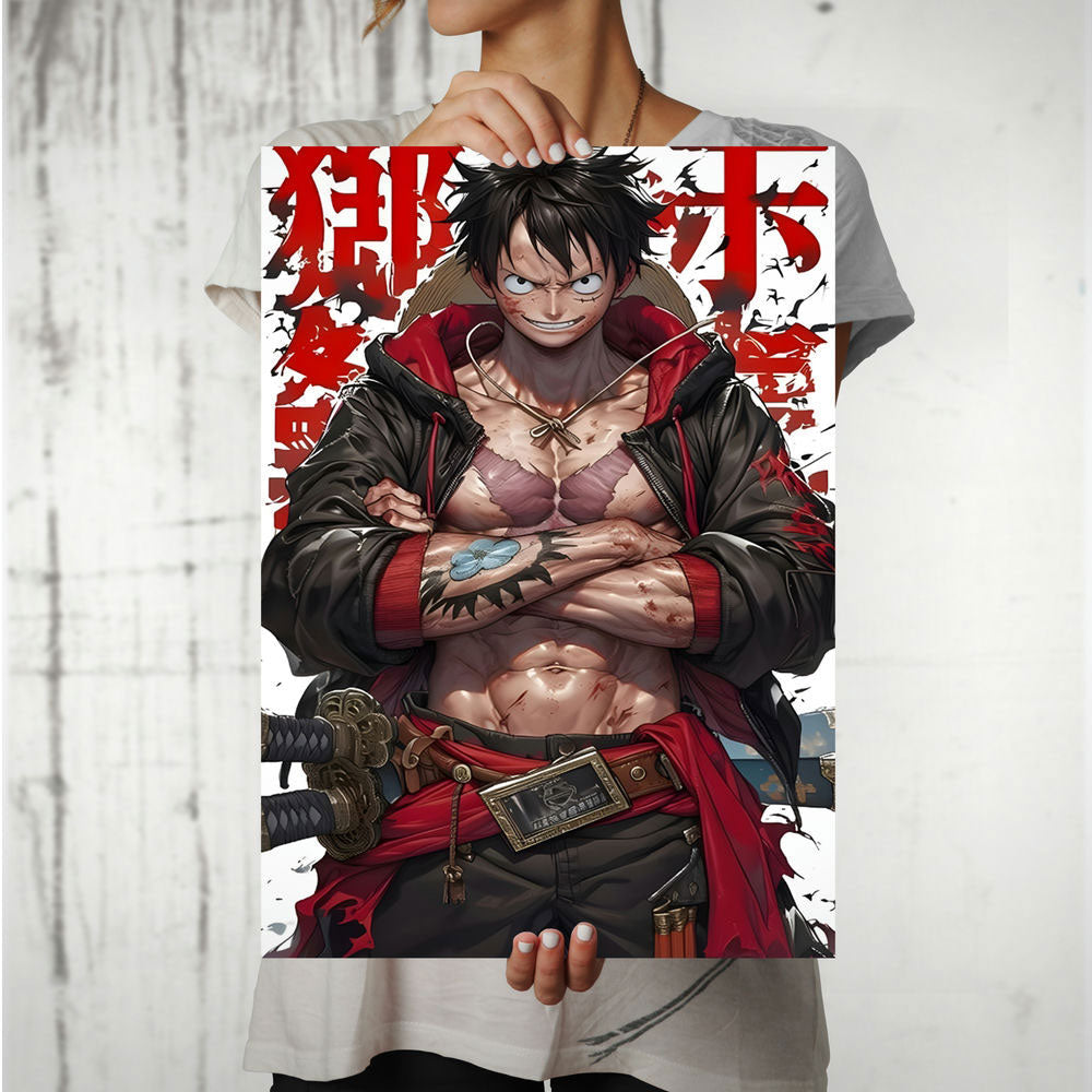 Metal Poster - One Piece Monkey D Luffy OP02 Mobile Case by CoverMeUp - Style 8