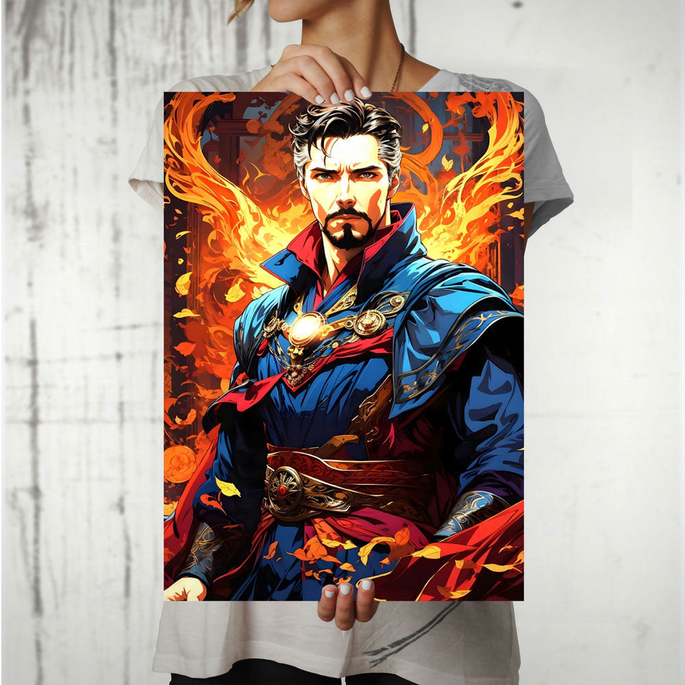 Metal Poster - Superhero Dr Strange DR02 Mobile Case by CoverMeUp - Style 8