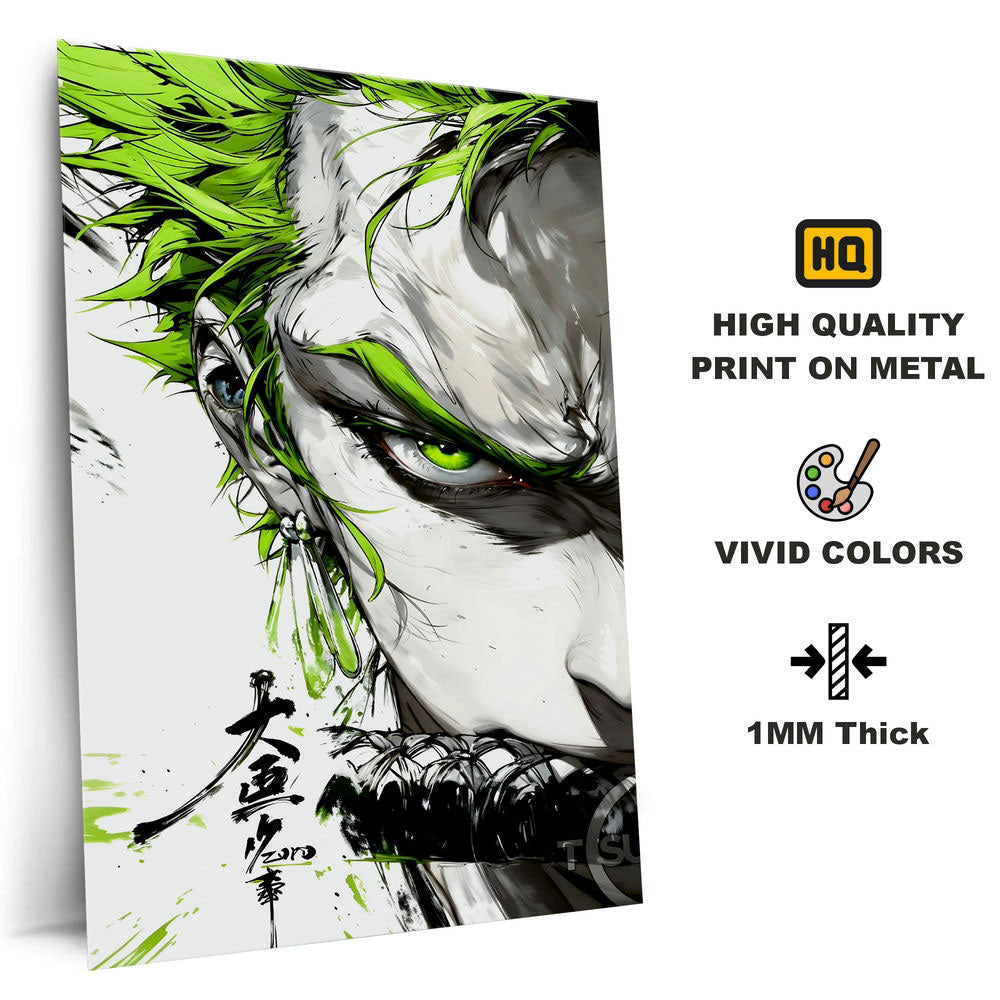 Metal Poster - One Piece Roronoa Zoro OP27 Mobile Case by CoverMeUp - Style 4