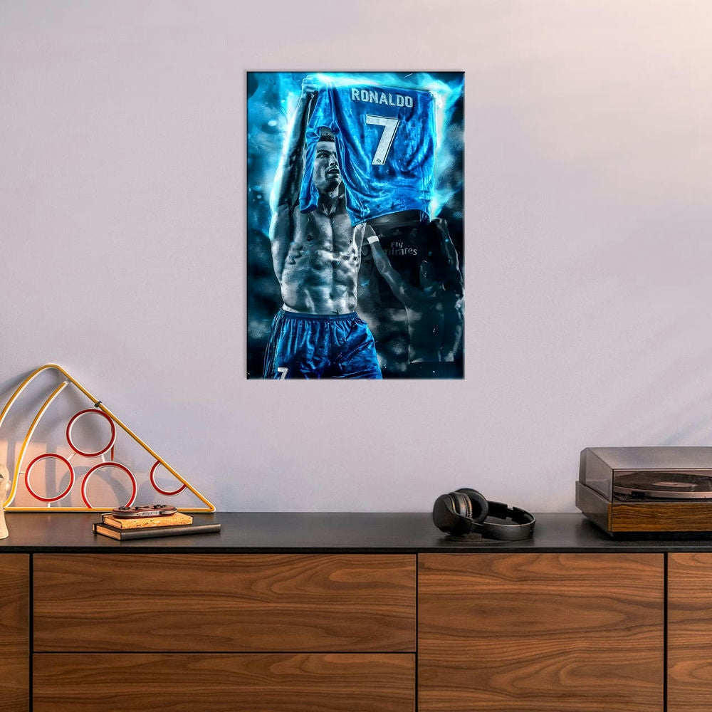 Metal Poster - Footballer Cristiano Ronaldo F05 Mobile Case by CoverMeUp - Style 6