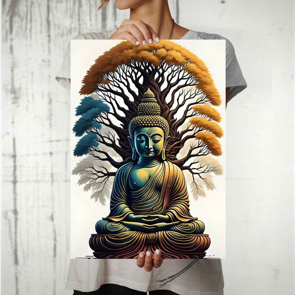 Metal Poster - Lord Buddha LB04 Mobile Case by CoverMeUp - Style 8