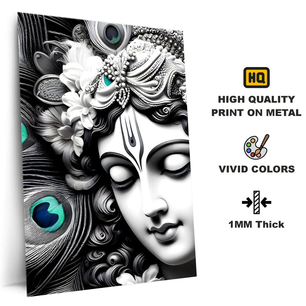 Metal Poster - Lord Krishna LK05 Mobile Case by CoverMeUp - Style 4