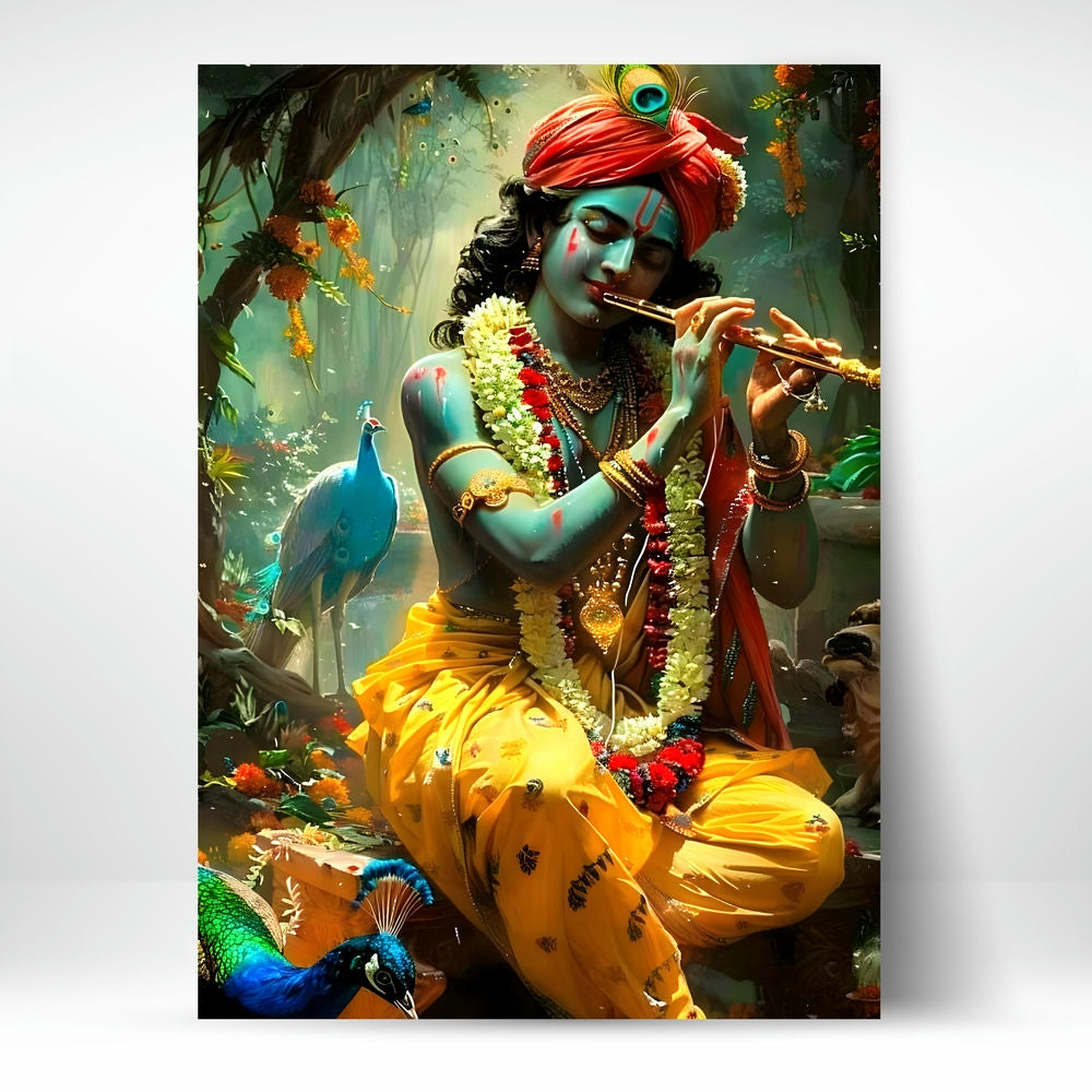 Metal Poster - Lord Krishna LK03 Mobile Case by CoverMeUp