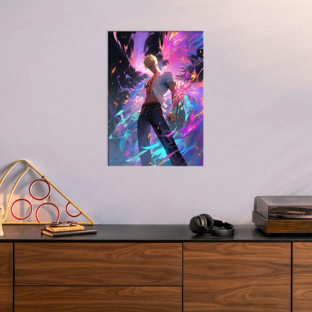 Metal Poster - Anime One Piece Marco OP65 Mobile Case by CoverMeUp - Style 6