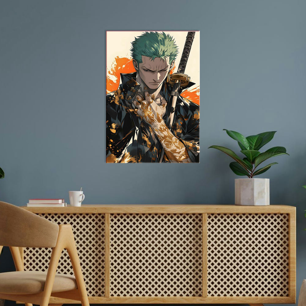 Metal Poster - One Piece Roronoa Zoro OP33 Mobile Case by CoverMeUp - Style 5