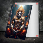 Metal Poster - Lord Hanuman LH07 Mobile Case by CoverMeUp - Style 2