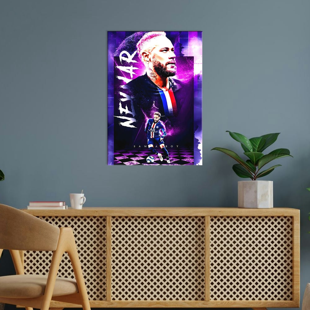 Metal Poster - Footballer Neymar Jr NJR04 Mobile Case by CoverMeUp - Style 5