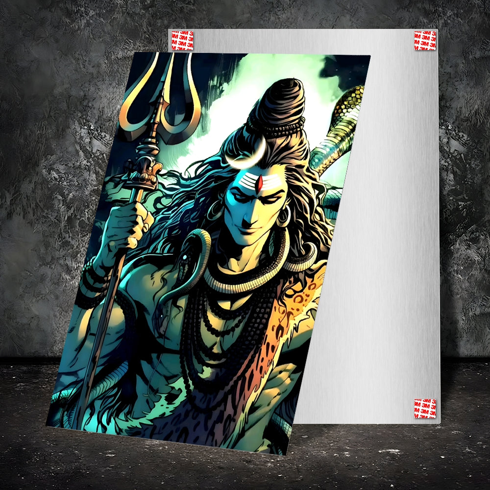 Metal Poster - Lord Shiva LS18 Mobile Case by CoverMeUp - Style 2